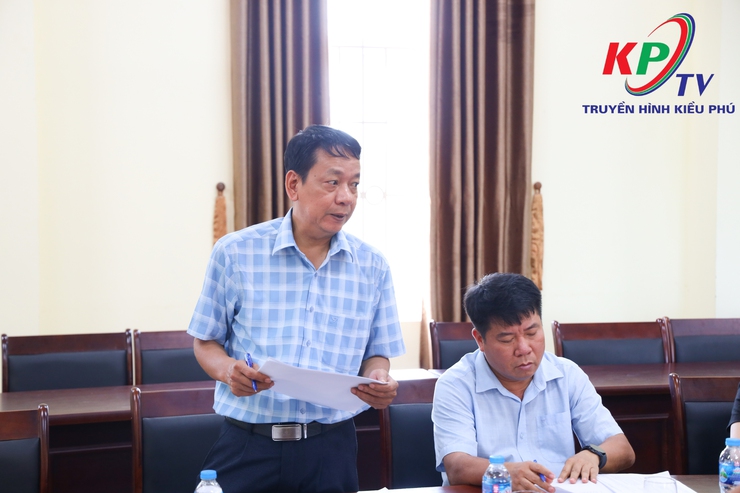 Thường trực Đảng uỷ xã Kiều Phú tổ chức hội nghị làm việc với tiểu ban văn kiện, tiêu ban phục vụ Đại hội- Ảnh 2.