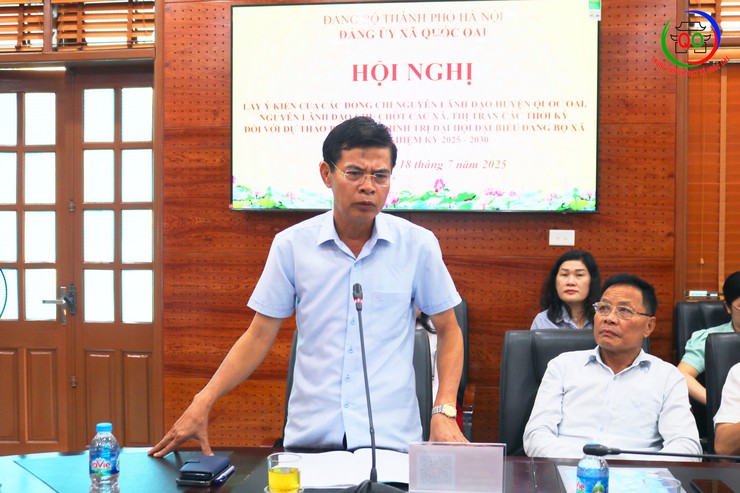 Quốc Oai Lấy ý kiến góp ý của các đồng chí nguyên lãnh đạo vào dự thảo văn kiện trình Đại hội- Ảnh 12.