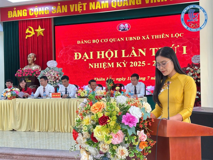 Đảng bộ Cơ quan UBND xã Thiên Lộc tổ chức thành công Đại hội lần thứ I, nhiệm kỳ 2025 - 2030- Ảnh 11.