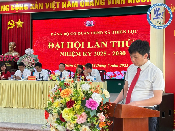 Đảng bộ Cơ quan UBND xã Thiên Lộc tổ chức thành công Đại hội lần thứ I, nhiệm kỳ 2025 - 2030- Ảnh 13.