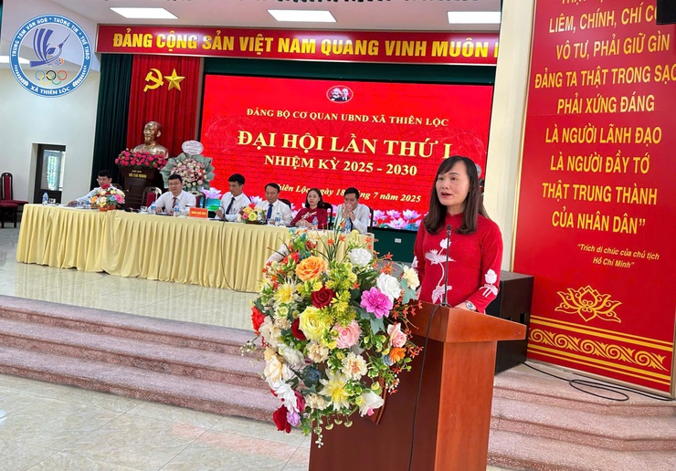 Đảng bộ Cơ quan UBND xã Thiên Lộc tổ chức thành công Đại hội lần thứ I, nhiệm kỳ 2025 - 2030- Ảnh 6.