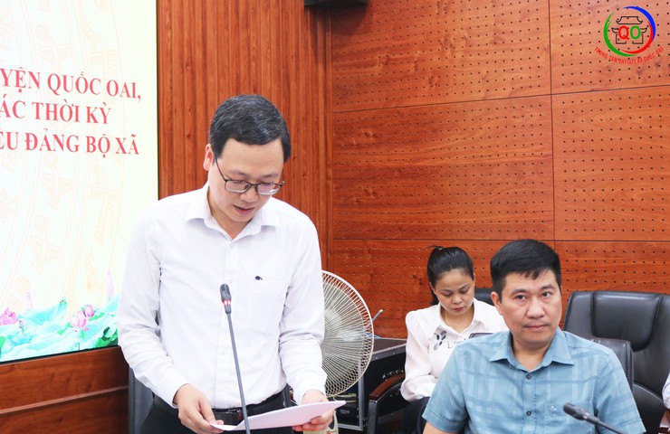 Quốc Oai Lấy ý kiến góp ý của các đồng chí nguyên lãnh đạo vào dự thảo văn kiện trình Đại hội- Ảnh 3.