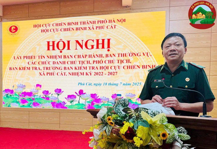Hội Cựu chiến binh xã Phú Cát lấy phiếu tín nhiệm nhân sự tham gia Ban Chấp hành Hội nhiệm kỳ 2022-2027- Ảnh 4.