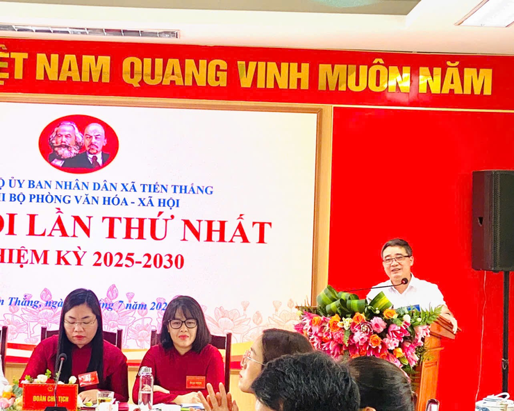 Chi bộ Phòng Văn hóa – Xã hội xã Tiến Thắng tổ chức thành công Đại hội chi bộ lần thứ Nhất, nhiệm kỳ 2025-2030.- Ảnh 5.