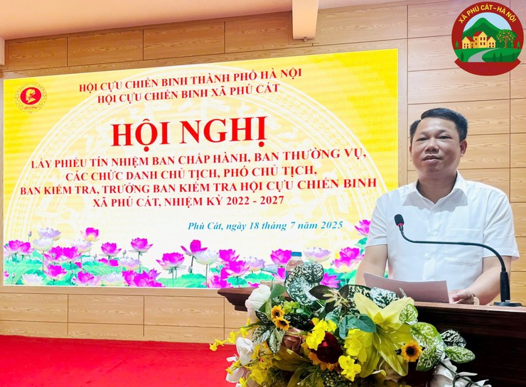 Hội Cựu chiến binh xã Phú Cát lấy phiếu tín nhiệm nhân sự tham gia Ban Chấp hành Hội nhiệm kỳ 2022-2027- Ảnh 5.