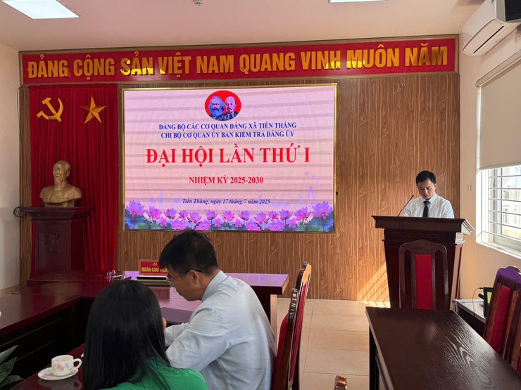 Đại hội các Chi bộ cơ quan Đảng tiến tới Đại hội Đảng bộ xã Tiến Thắng nhiệm kỳ 2025 - 2030 thành công tốt đẹp- Ảnh 4.