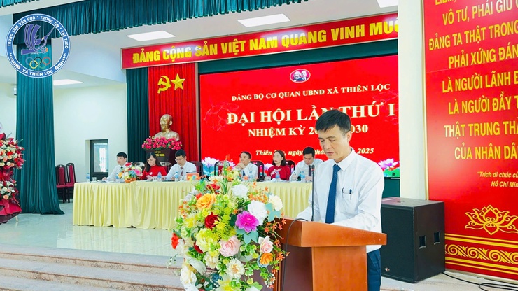 Đảng bộ Cơ quan UBND xã Thiên Lộc tổ chức thành công Đại hội lần thứ I, nhiệm kỳ 2025 - 2030- Ảnh 4.