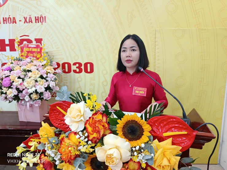 Đại hội Chi bộ Phòng Văn hóa - Xã hội, nhiệm kỳ 2025 - 2030: Dân chủ - Đoàn kết - Đổi mới - Phát triển- Ảnh 3.