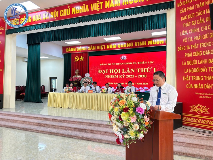 Đảng bộ Cơ quan UBND xã Thiên Lộc tổ chức thành công Đại hội lần thứ I, nhiệm kỳ 2025 - 2030- Ảnh 10.