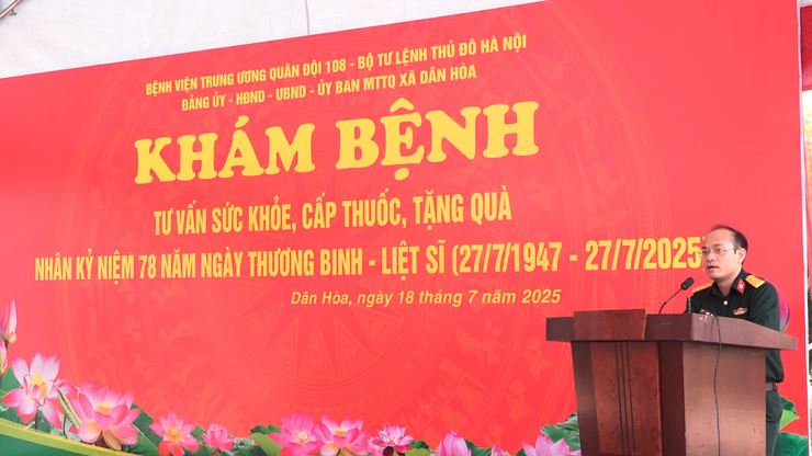 Xã Dân Hòa: 304 thương bệnh binh, đối tượng chính sách được khám bệnh, tư vấn sức khỏe và cấp phát thuốc miễn phí- Ảnh 4.