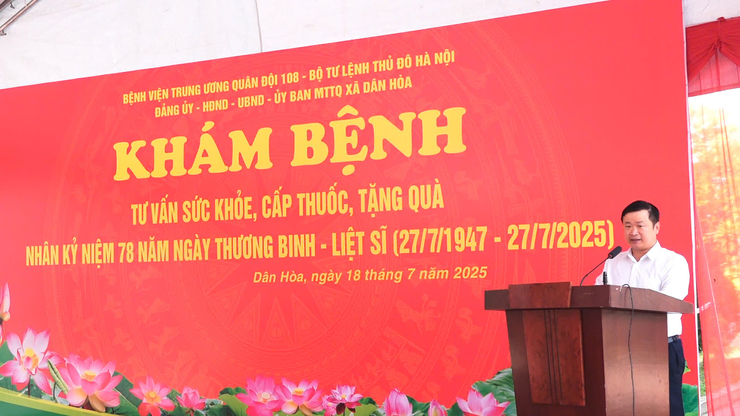 Xã Dân Hòa: 304 thương bệnh binh, đối tượng chính sách được khám bệnh, tư vấn sức khỏe và cấp phát thuốc miễn phí- Ảnh 5.