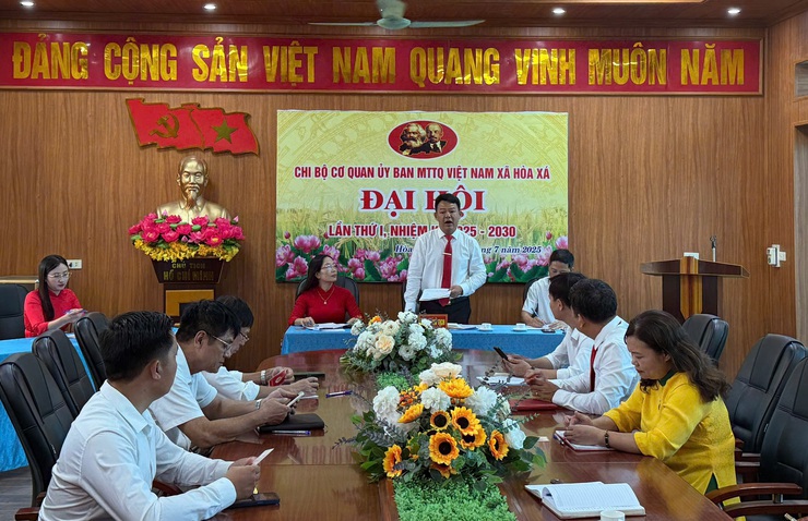 Hòa Xá: đồng loạt các chi bộ trực thuộc Đảng uỷ cơ sở tổ chức Đại hội lần thứ Nhất, nhiệm kỳ 2025–2030- Ảnh 4.