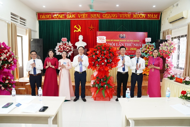 Đại hội đại biểu Đảng bộ Doanh nghiệp xã Phú Xuyên lần thứ Nhất, nhiệm kỳ 2025-2030- Ảnh 1.
