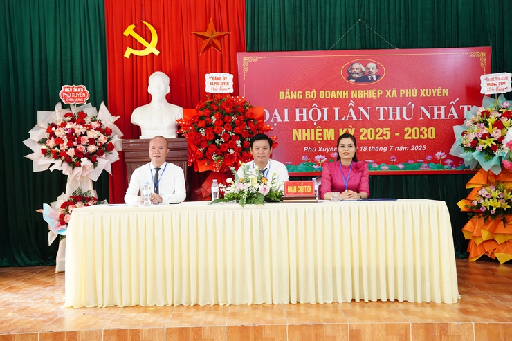 Đại hội đại biểu Đảng bộ Doanh nghiệp xã Phú Xuyên lần thứ Nhất, nhiệm kỳ 2025-2030- Ảnh 4.