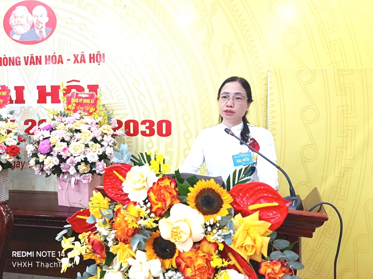 Đại hội Chi bộ Phòng Văn hóa - Xã hội, nhiệm kỳ 2025 - 2030: Dân chủ - Đoàn kết - Đổi mới - Phát triển- Ảnh 2.