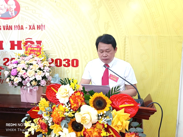 Đại hội Chi bộ Phòng Văn hóa - Xã hội, nhiệm kỳ 2025 - 2030: Dân chủ - Đoàn kết - Đổi mới - Phát triển- Ảnh 5.