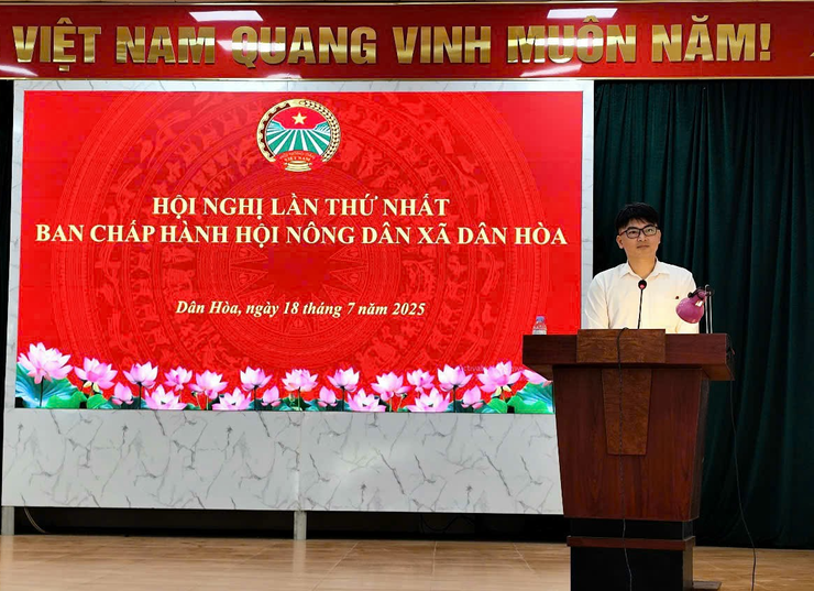 Ra mắt Ban chấp hành Hội Nông dân xã Dân Hòa, công bố nhân sự và triển khai nhiệm vụ 6 tháng cuối năm 2025- Ảnh 2.