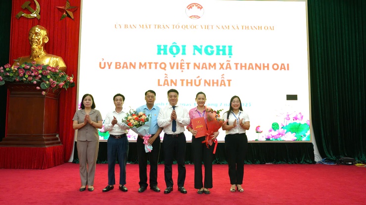 Uỷ ban MTTQ Việt Nam xã Thanh Oai tổ chức thành công Hội nghị lần thứ nhất- Ảnh 3.