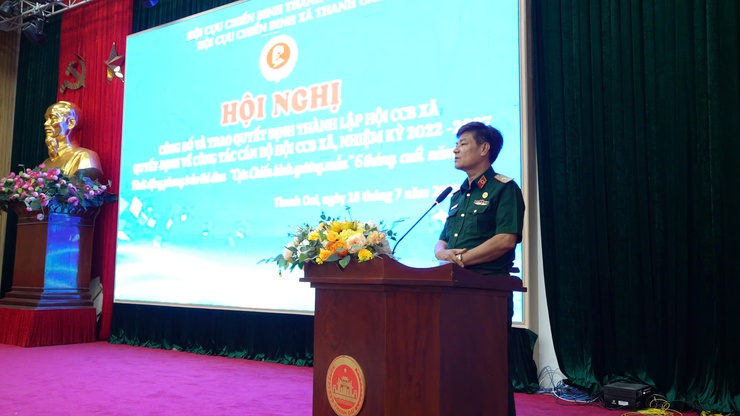 Hội CCB xã Thanh Oai: Công bố Quyết định thành lập Hội và phát động phong trào CCB gương mẫu 6 tháng cuối năm 2025- Ảnh 3.