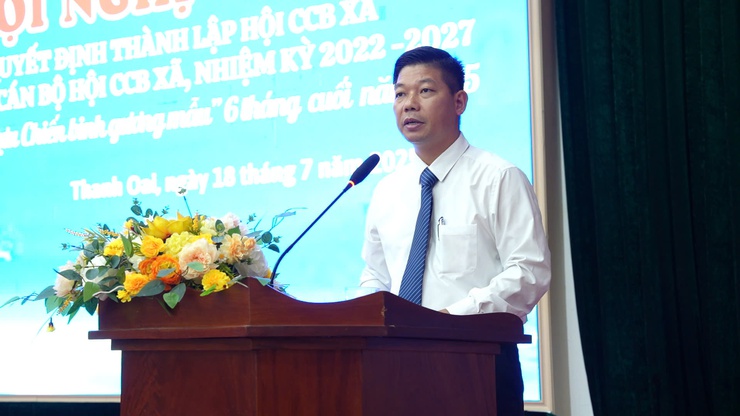 Hội CCB xã Thanh Oai: Công bố Quyết định thành lập Hội và phát động phong trào CCB gương mẫu 6 tháng cuối năm 2025- Ảnh 4.