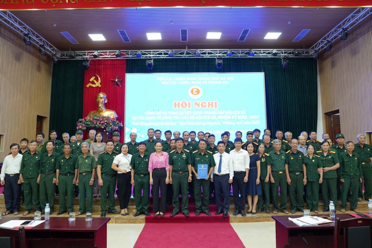 Hội CCB xã Thanh Oai: Công bố Quyết định thành lập Hội và phát động phong trào CCB gương mẫu 6 tháng cuối năm 2025- Ảnh 5.