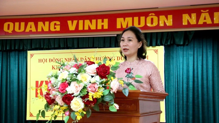 Kỳ họp thứ hai HĐND phường Dương Nội thông qua nhiều nội dung quan trọng- Ảnh 2.