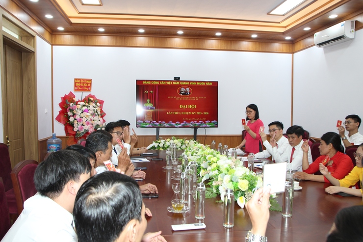  Hòa Xá: đồng loạt các chi bộ trực thuộc Đảng uỷ cơ sở tổ chức Đại hội lần thứ Nhất, nhiệm kỳ 2025–2030- Ảnh 9.