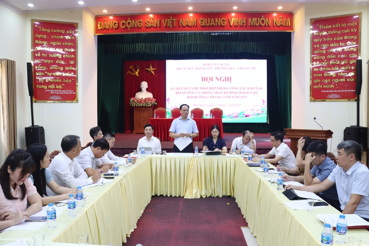 Hội nghị ký kết Quy chế phối hợp trong công tác đào tạo, bồi dưỡng cán bộ- Ảnh 1.