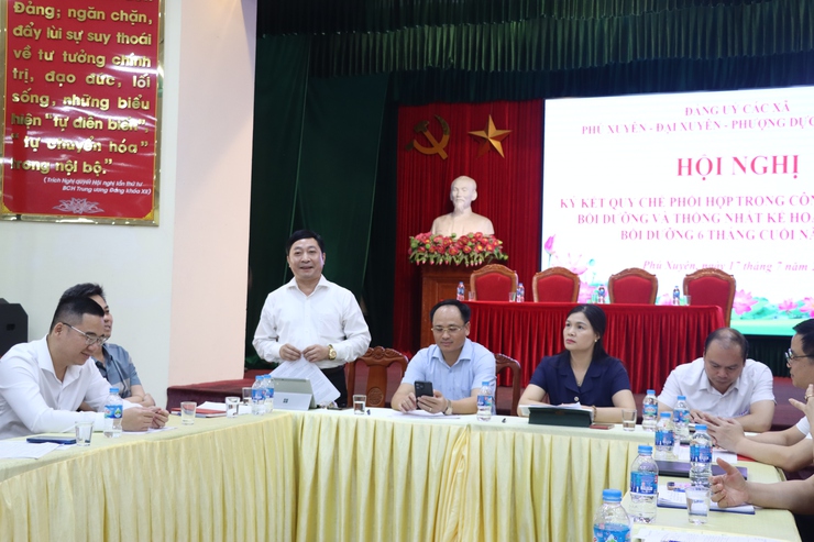 Hội nghị ký kết Quy chế phối hợp trong công tác đào tạo, bồi dưỡng cán bộ- Ảnh 2.