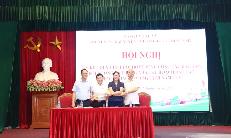 Hội nghị ký kết Quy chế phối hợp trong công tác đào tạo, bồi dưỡng cán bộ- Ảnh 3.