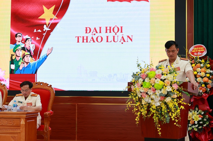 Đại hội Đảng bộ Công an xã Tam Hưng: Dấu mốc xây dựng lực lượng vững mạnh toàn diện trong giai đoạn mới- Ảnh 6.