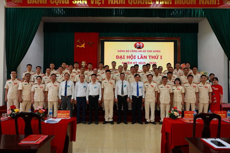 Đại hội Đảng bộ Công an xã Tam Hưng: Dấu mốc xây dựng lực lượng vững mạnh toàn diện trong giai đoạn mới- Ảnh 10.