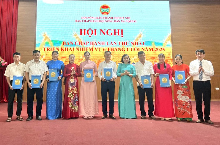 HỘI NÔNG DÂN XÃ NỘI BÀI TỔ CHỨC HỘI NGHỊ BAN CHẤP HÀNH LẦN THỨ NHẤT- Ảnh 3.
