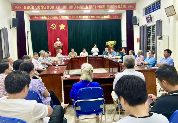 BTV ĐẢNG ỦY XÃ ĐẠI THANH DỰ SINH HOẠT CHI BỘ TẠI THÔN TẢ THANH OAI- Ảnh 1.