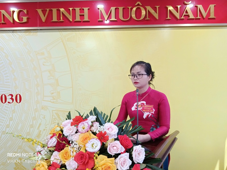 Chi bộ Văn phòng Đảng ủy xã Thạch Thất tổ chức đại hội nhiệm kỳ 2025 - 2030- Ảnh 4.