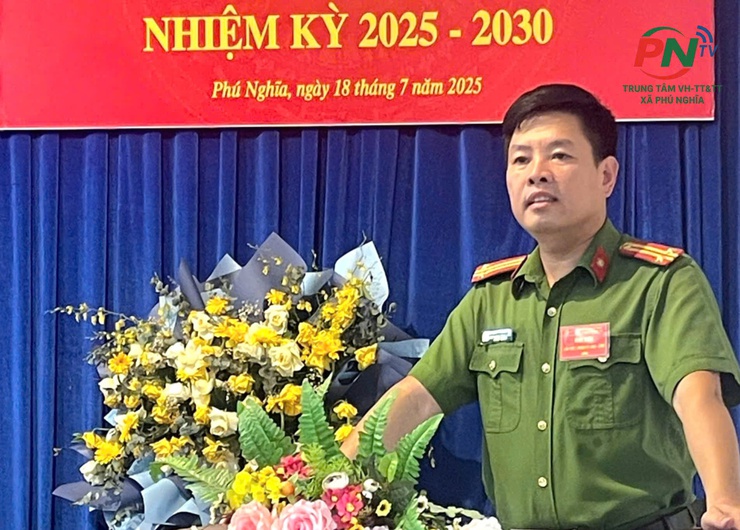 Chi bộ Tổ cảnh sát khu vực xã Phú Nghĩa tổ chức thành công Đại hội lần thứ I, nhiệm kỳ 2025 - 2030- Ảnh 3.