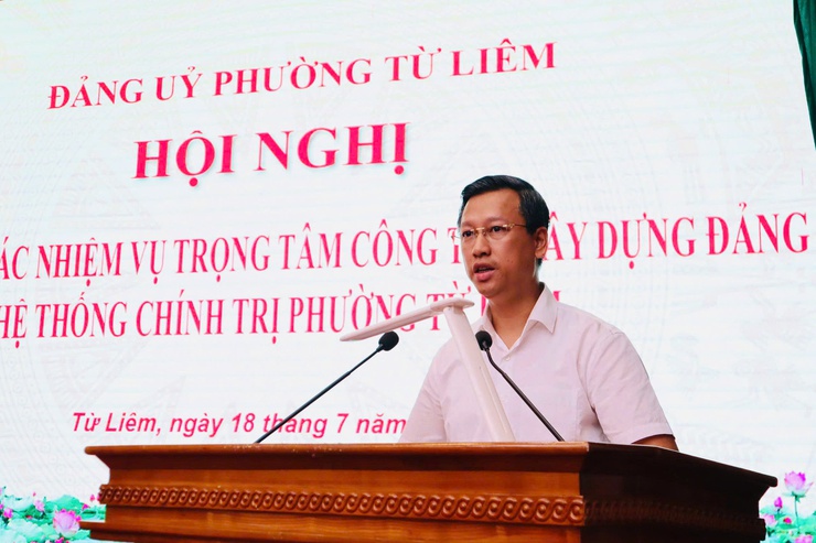 Hội nghị triển khai các nhiệm vụ trọng tâm công tác xây dựng Đảng, hệ thống chính trị phường- Ảnh 5.