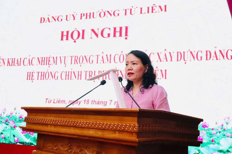 Hội nghị triển khai các nhiệm vụ trọng tâm công tác xây dựng Đảng, hệ thống chính trị phường- Ảnh 1.