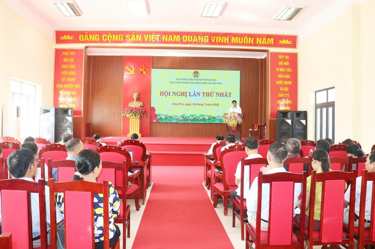 Ban chấp hành Hội nông dân xã Hòa Phú tổ chức Hội nghị lần thứ nhất.- Ảnh 1.