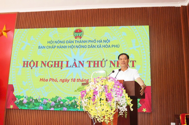 Ban chấp hành Hội nông dân xã Hòa Phú tổ chức Hội nghị lần thứ nhất.- Ảnh 3.