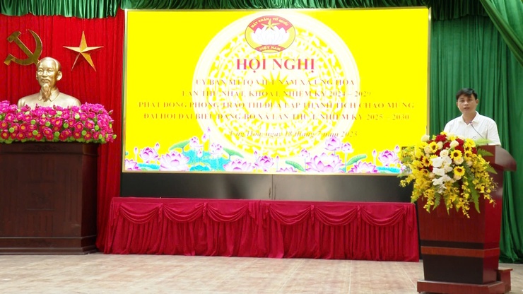 UỶ BAN MTTQ VIỆT NAM XÃ ỨNG HOÀ TỔ CHỨC HỘI NGHỊ LẦN  THỨ NHẤT.- Ảnh 1.