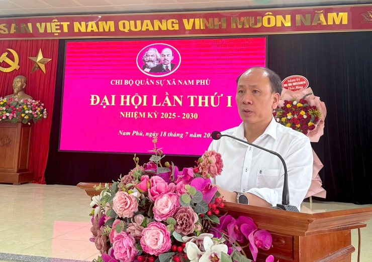 Xây dựng Chi bộ Quân sự xã Nam Phù vững mạnh toàn diện, thực sự là hạt nhân chính trị trong thực hiện nhiệm vụ quốc phòng, quân sự địa phương- Ảnh 6.