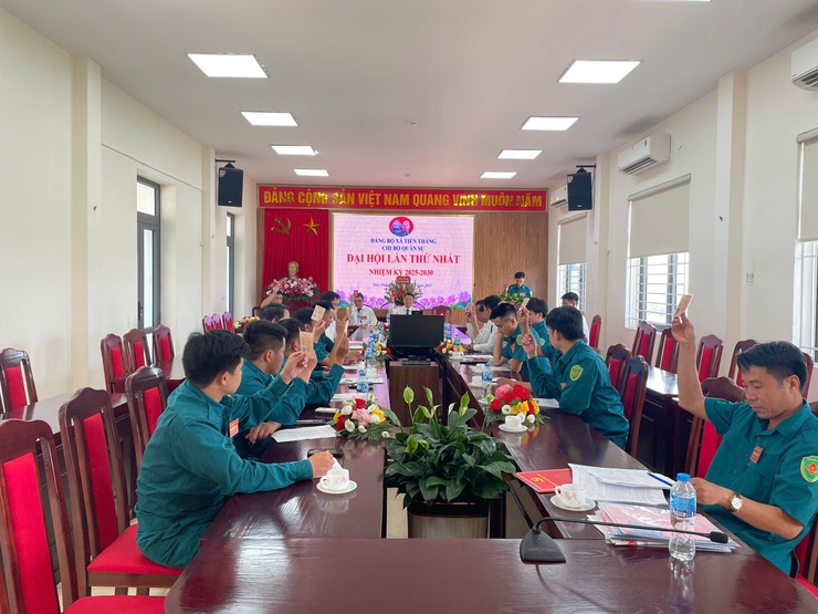 
Chi bộ Quân sự xã Tiến Thắng tổ chức Đại hội lần thứ I nhiệm kỳ 2025- 2030
- Ảnh 4.