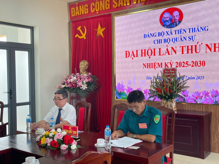
Chi bộ Quân sự xã Tiến Thắng tổ chức Đại hội lần thứ I nhiệm kỳ 2025- 2030
- Ảnh 2.