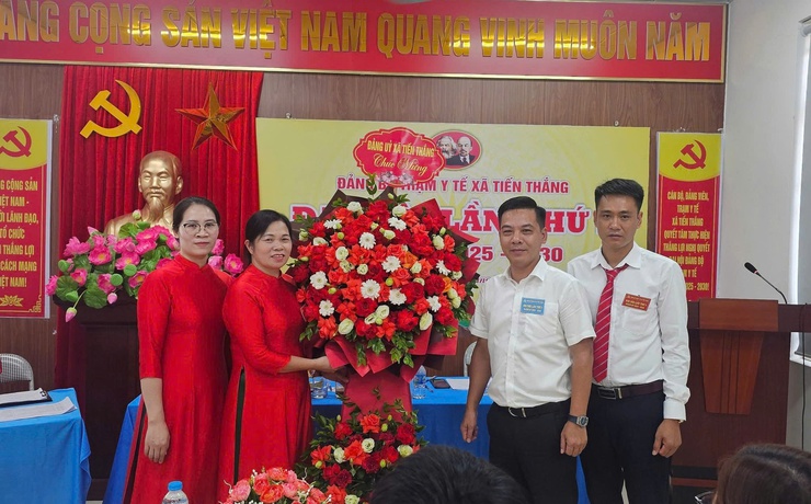 Đại hội Đảng bộ Trạm y tế xã Tiến Thắng lần thứ I, nhiệm kỳ 2025–2030- Ảnh 1.