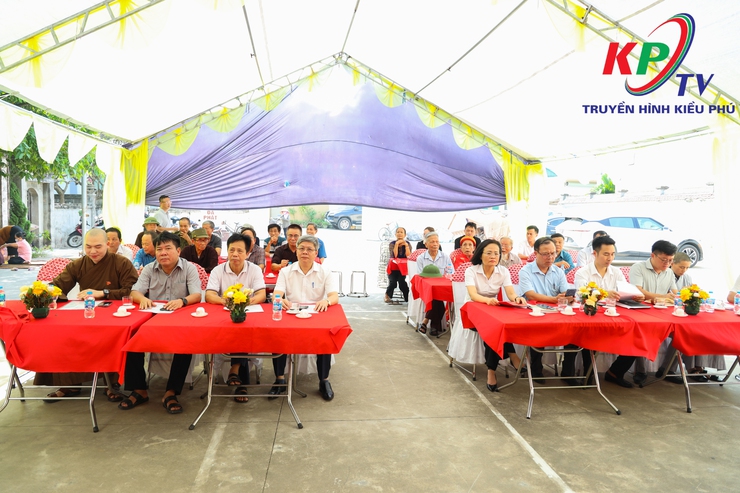 Xã Kiều Phú tổ chức Lễ khởi công công trình xây dựng; Tu bổ, tôn tạo Di tích Chùa Ngọc Bài- Ảnh 1.