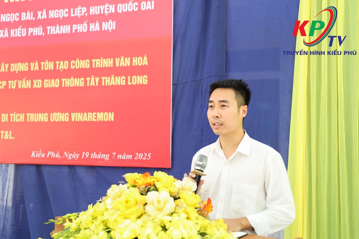 Xã Kiều Phú tổ chức Lễ khởi công công trình xây dựng; Tu bổ, tôn tạo Di tích Chùa Ngọc Bài- Ảnh 4.