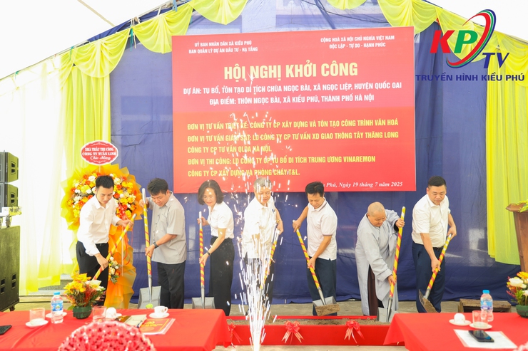 Xã Kiều Phú tổ chức Lễ khởi công công trình xây dựng; Tu bổ, tôn tạo Di tích Chùa Ngọc Bài- Ảnh 5.