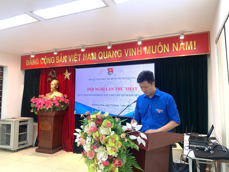 HỘI NGHỊ BAN CHẤP HÀNH ĐOÀN TNCS HỒ CHÍ MINH PHƯỜNG LÁNG LẦN THỨ NHẤT, NHIỆM KỲ 2025 - 2030- Ảnh 5.