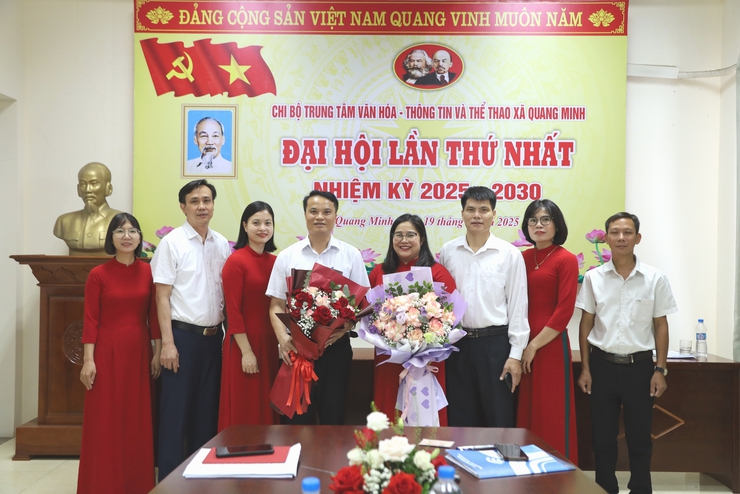 Đại hội lần thứ nhất các chi bộ trực thuộc Đảng bộ UBND xã Quang Minh thành công tốt đẹp- Ảnh 10.